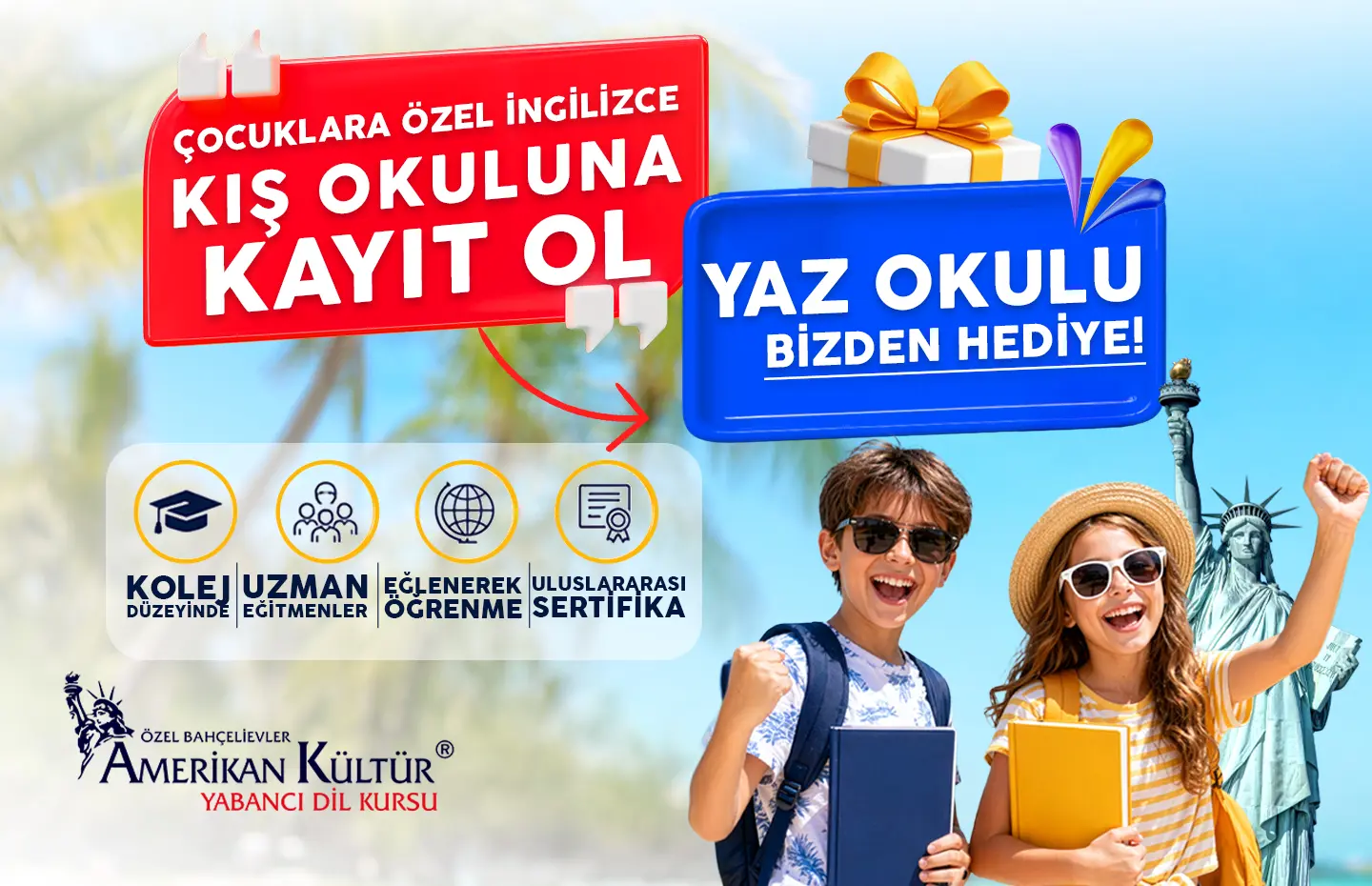 Çocuklara Özel İngilizce Kampanyası