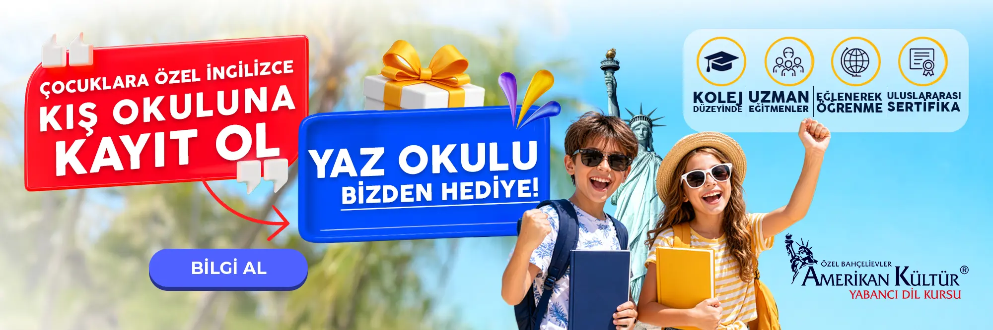 Çocuklara Özel İngilizce Kampanyası